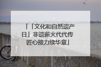 「文化和自然遗产日」非遗薪火代代传 匠心接力续华章