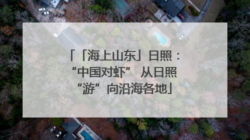 「海上山东」日照：“中国对虾” 从日照“游”向沿海各地