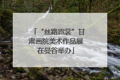 “丝路霓裳”甘肃画院美术作品展在曼谷举办