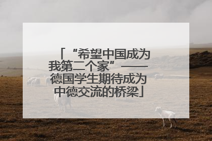 “希望中国成为我第二个家”——德国学生期待成为中德交流的桥梁