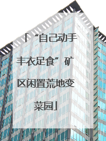 “自己动手丰衣足食”矿区闲置荒地变菜园