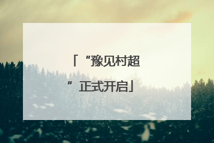 “豫见村超”正式开启