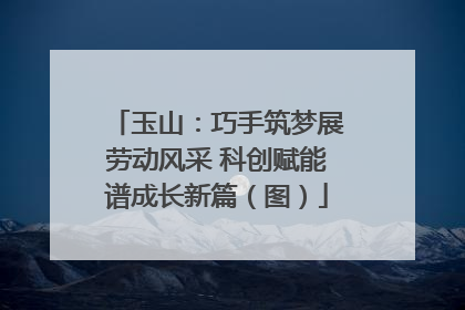玉山：巧手筑梦展劳动风采 科创赋能谱成长新篇（图）