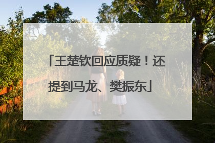王楚钦回应质疑！还提到马龙、樊振东