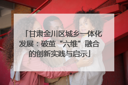 甘肃金川区城乡一体化发展：破茧“六维”融合的创新实践与启示