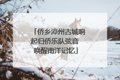侨乡漳州古城响起归侨乐队弦音 唤醒南洋记忆