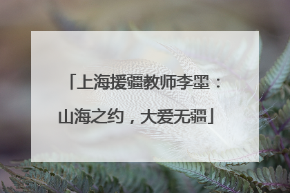 上海援疆教师李墨：山海之约，大爱无疆