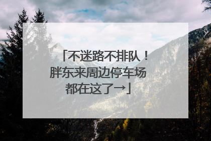 不迷路不排队！胖东来周边停车场都在这了→