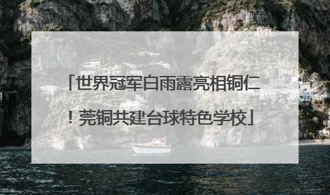 世界冠军白雨露亮相铜仁！莞铜共建台球特色学校