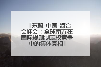 东盟-中国-海合会峰会：全球南方在国际规则制定权竞争中的集体亮相