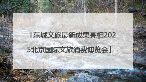 东城文旅最新成果亮相2025北京国际文旅消费博览会