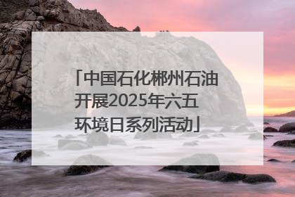 中国石化郴州石油开展2025年六五环境日系列活动