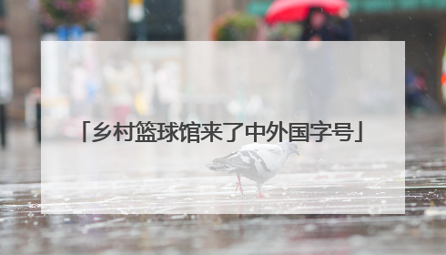 乡村篮球馆来了中外国字号
