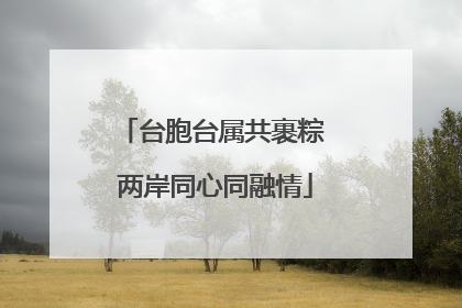 台胞台属共裹粽 两岸同心同融情