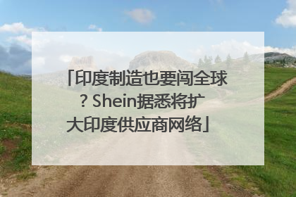 印度制造也要闯全球？Shein据悉将扩大印度供应商网络