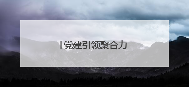 党建引领聚合力 纾困解难促发展
