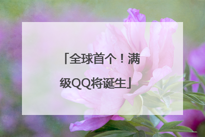 全球首个！满级QQ将诞生