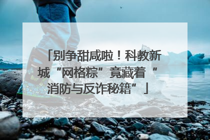 别争甜咸啦！科教新城“网格粽”竟藏着“消防与反诈秘籍”