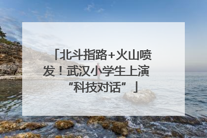 北斗指路+火山喷发！武汉小学生上演“科技对话”