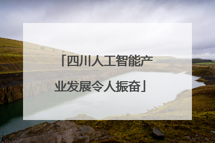 四川人工智能产业发展令人振奋