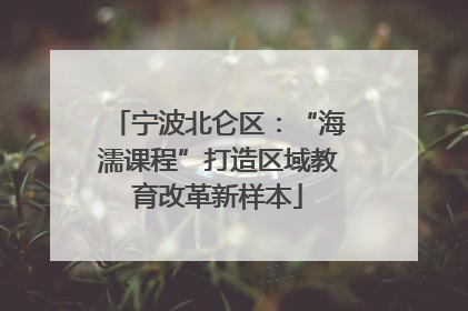 宁波北仑区：“海濡课程”打造区域教育改革新样本