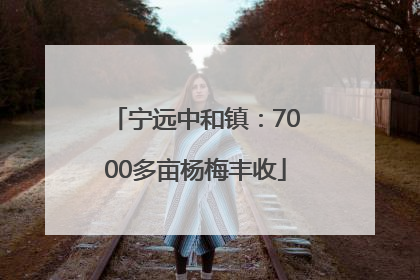 宁远中和镇：7000多亩杨梅丰收