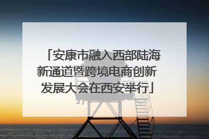 安康市融入西部陆海新通道暨跨境电商创新发展大会在西安举行