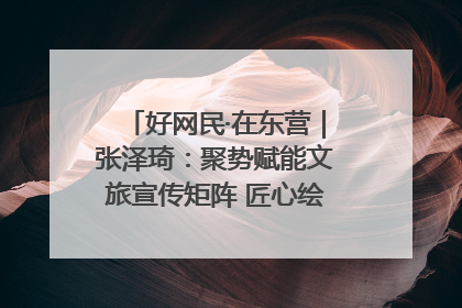 好网民·在东营｜张泽琦：聚势赋能文旅宣传矩阵 匠心绘就东营诗与远方