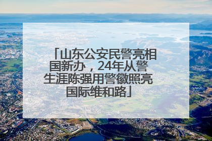 山东公安民警亮相国新办，24年从警生涯陈强用警徽照亮国际维和路