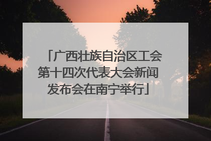广西壮族自治区工会第十四次代表大会新闻发布会在南宁举行