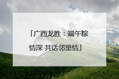 广西龙胜：端午粽情深 共话邻里情