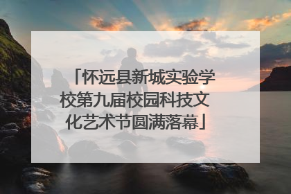 怀远县新城实验学校第九届校园科技文化艺术节圆满落幕