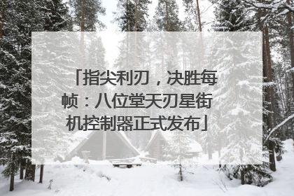 指尖利刃，决胜每帧：八位堂天刃星街机控制器正式发布