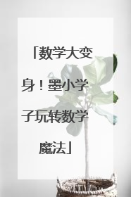 数学大变身！墨小学子玩转数学魔法