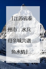 江苏省泰州市：水兵母亲城共谱鱼水情