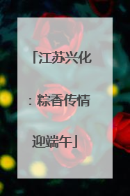 江苏兴化：粽香传情迎端午