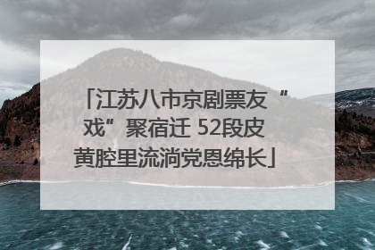 江苏八市京剧票友“戏”聚宿迁 52段皮黄腔里流淌党恩绵长