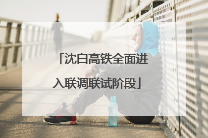 沈白高铁全面进入联调联试阶段