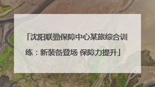 沈阳联勤保障中心某旅综合训练：新装备登场 保障力提升