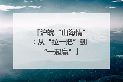 沪皖“山海情”：从“拉一把”到“一起赢”