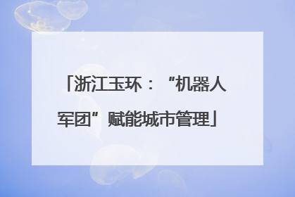 浙江玉环：“机器人军团”赋能城市管理