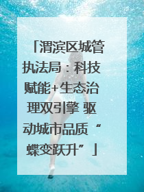 渭滨区城管执法局：科技赋能+生态治理双引擎 驱动城市品质“蝶变跃升”