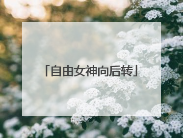 自由女神向后转