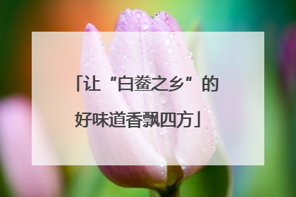 让“白鲞之乡”的好味道香飘四方