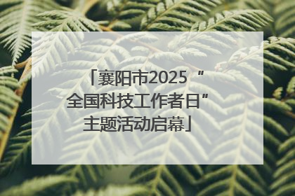 襄阳市2025“全国科技工作者日”主题活动启幕
