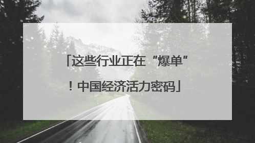 这些行业正在“爆单”！中国经济活力密码