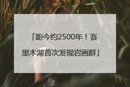 距今约2500年！赛里木湖首次发现岩画群