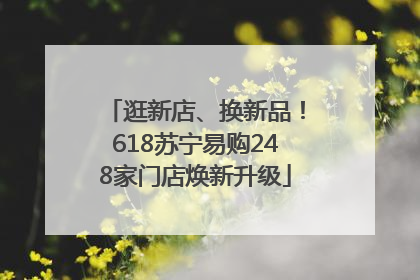 逛新店、换新品！618苏宁易购248家门店焕新升级