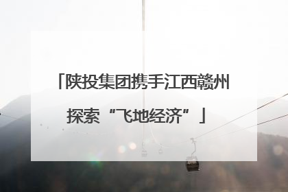陕投集团携手江西赣州 探索“飞地经济”