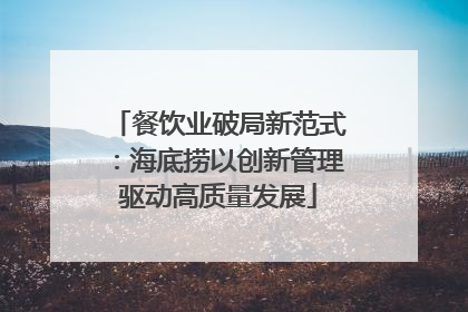 餐饮业破局新范式：海底捞以创新管理驱动高质量发展